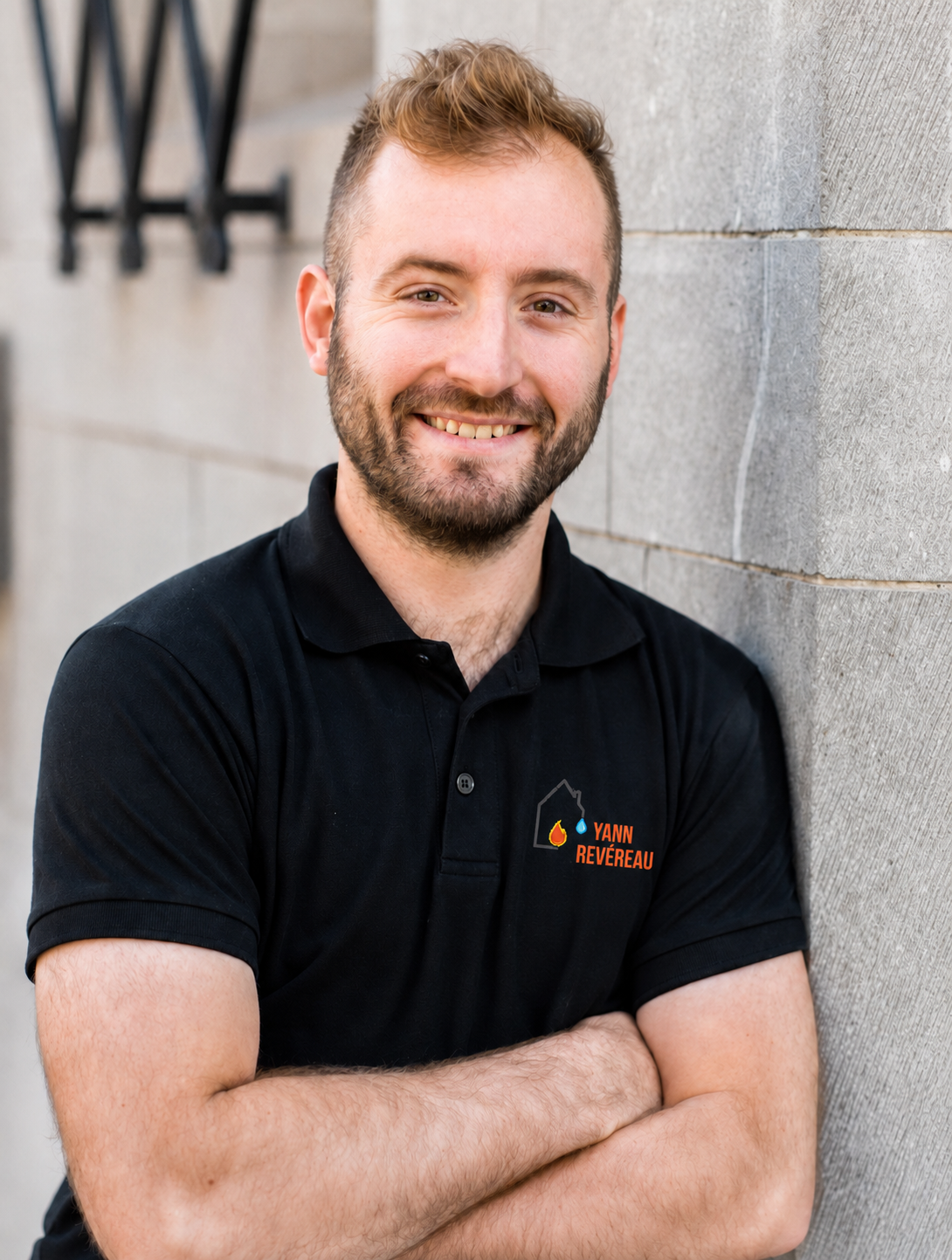 Yann Revéreau, gérant d'IDEP SRL, entreprise de chauffage et sanitaire à Tournai depuis 2012
